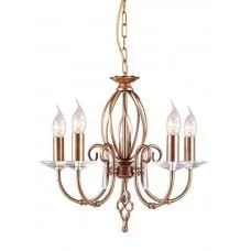 Люстра Elstead AG5 AGED BRASS Aegean