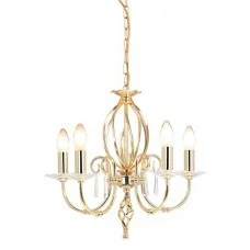 Люстра Elstead AG5 POL BRASS Aegean