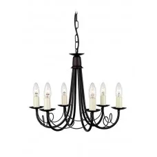 Люстра Elstead MN6 BLACK Minster