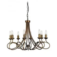 Люстра Elstead OV8 BLK/GOLD Olivia