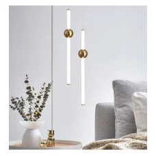 Подвесной светильник Sevilla H-60 White/Gold, 25 Вт, 4000K