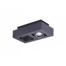Точковий світильник Azzardo AZ4435 Nikea GU10 2x50W IP20 чорний