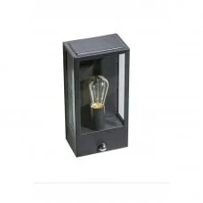 Вуличний світильник з датчиком руху Azzardo AZ4487 Niklas Sensor E27 1x40W IP44 чорний