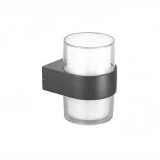Вуличний світильник Azzardo AZ4505 Lars Round LED 2x13W 4000K 1000Lm IP54 чорний