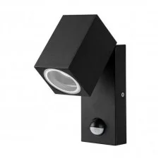Вуличний світильник з датчиком руху Azzardo AZ4695 Goran Sensor GU10 1x35W IP54 чорний