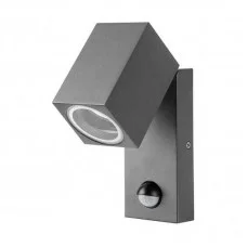 Вуличний світильник з датчиком руху Azzardo AZ4696 Goran Sensor GU10 1x35W IP54 темно-сірий