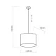 Tk Lighting 6191 Tercino Black