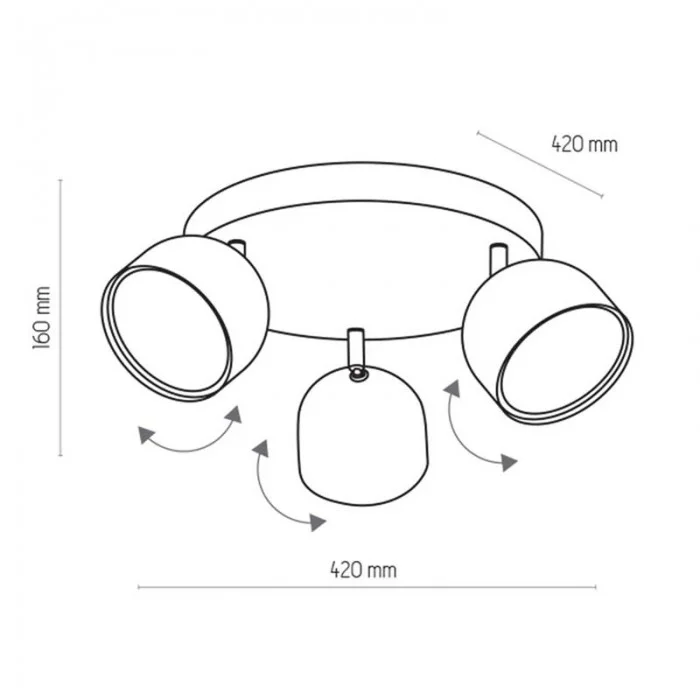 Світильник направленний Tk Lighting 6514 Altea Світильник направленний Tk Lighting 6514 Altea