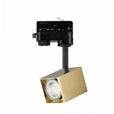 Трековый светильник  Ideal Lux 269597 Mouse Track Ottone Satinato