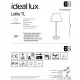 Настольная лампа  Ideal Lux 276489 Lolita TL Cool Grey