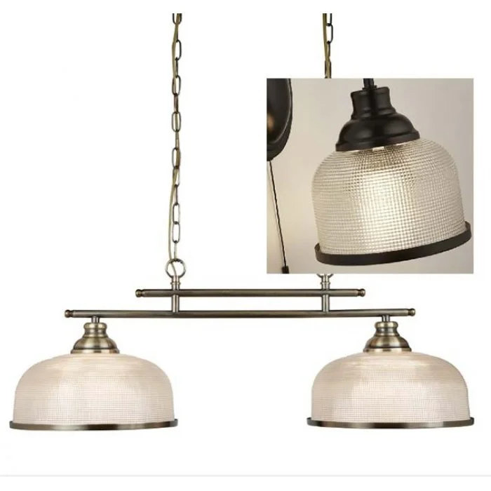 Подвесной светильник Searchlight 3592-2BK Bistro