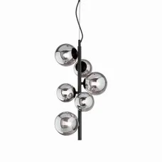 Підвісний світильник, люстра Ideal Lux 271422 Perlage G9 6x15W IP20 димчастий Підвісний світильник, люстра Ideal Lux 271422 Perlage G9 6x15W IP20 димчастий