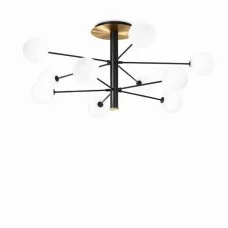 Люстра Ideal Lux 273693 Cosmopolitan G9 10x15W IP20 чорна