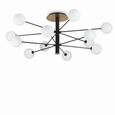 Люстра Ideal Lux 273709 Cosmopolitan G9 12x15W IP20 чорна
