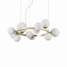 Люстра Ideal Lux 283807 Perlage G9 11x15W IP20 латунна Люстра Ideal Lux 283807 Perlage G9 11x15W IP20 латунна