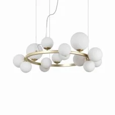 Люстра Ideal Lux 283814 Perlage G9 14x15W IP20 латунна Люстра Ideal Lux 283814 Perlage G9 14x15W IP20 латунна