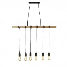 Підвісний світильник Searchlight 95041-6BR Woody