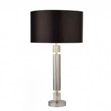 Настільна лампа Searchlight EU9387CC CHROME/GLASS