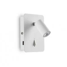 Бра Ideal Lux 239637 Gea AP1 Square Bianco