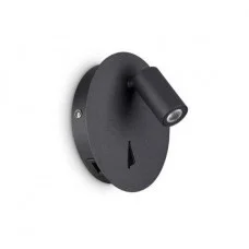 Бра Ideal Lux 239699 Gea AP1 Round Nero