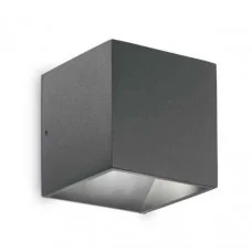Настенный светильник Ideal Lux 247083 Rubik AP1 Antracite 3000K