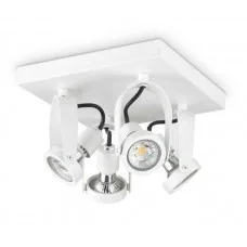Спот Ideal Lux 229614 Glim Compact PL4 Square Bianco