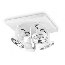 Спот Ideal Lux 229638 Glim PL4 Square Bianco