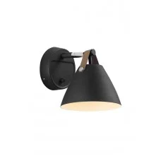 Бра, настінний світильник Nordlux 84291003 Strap GU10 1x8W IP20 чорний Бра, настінний світильник Nordlux 84291003 Strap GU10 1x8W IP20 чорний