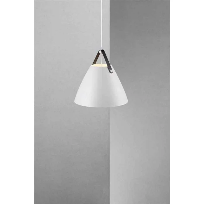 Підвісний світильник, люстра Nordlux 84343001 Strap E27 1x40W IP20 білий Підвісний світильник, люстра Nordlux 84343001 Strap E27 1x40W IP20 білий