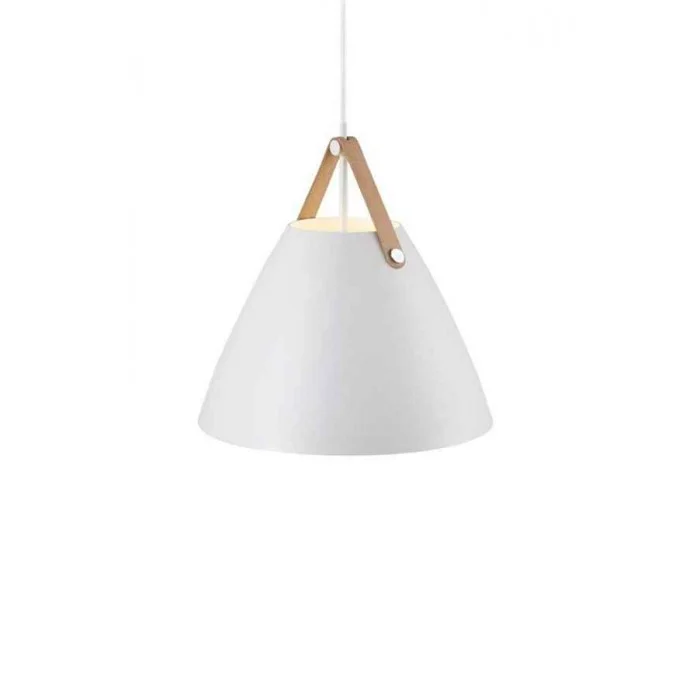 Підвісний світильник, люстра Nordlux 84343001 Strap E27 1x40W IP20 білий