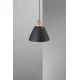 Підвісний світильник, люстра Nordlux 84343003 Strap E27 1x40W IP20 чорний