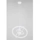 Люстра Alfa 60693 Gradi Elipse White