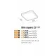 Точечный светильник Azzardo AZ4170 Slim Square LED 1x21W 3000K 1322Lm IP44 белый