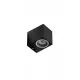 Вуличний світильник Azzardo AZ4267 Rimini Square GU10 1x35W IP54 чорний