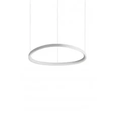 Подвесной светильник, люстра Ideal Lux 247274 Gemini LED 1x56W 3000K 6300Lm IP20 белый