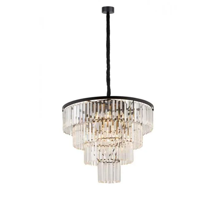 Люстра Nowodvorski 7614 Cristal L E14 12x25W IP20 черная Люстра Nowodvorski 7614 Cristal L E14 12x25W IP20 черная