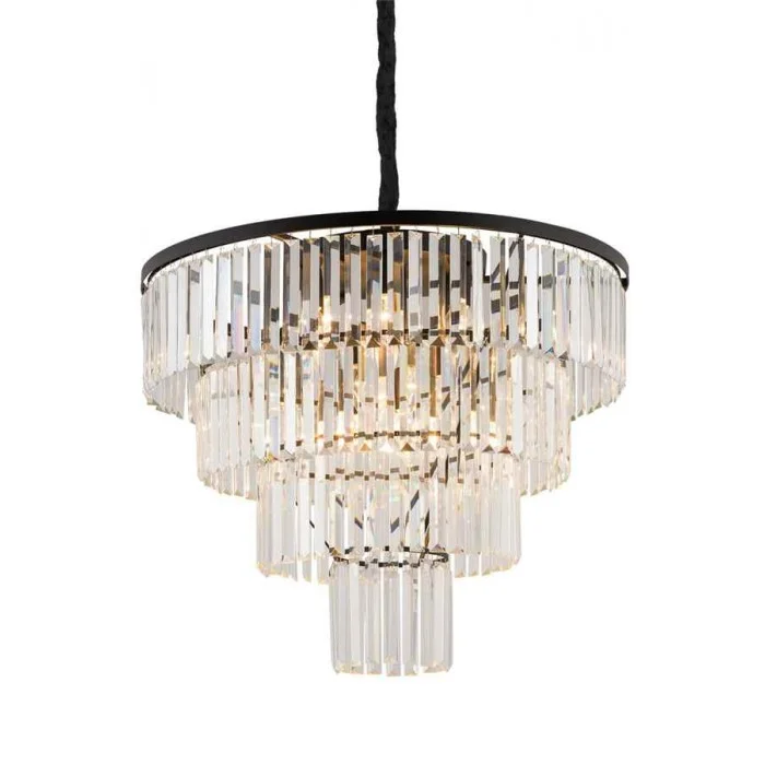 Люстра Nowodvorski 7614 Cristal L E14 12x25W IP20 черная Люстра Nowodvorski 7614 Cristal L E14 12x25W IP20 черная