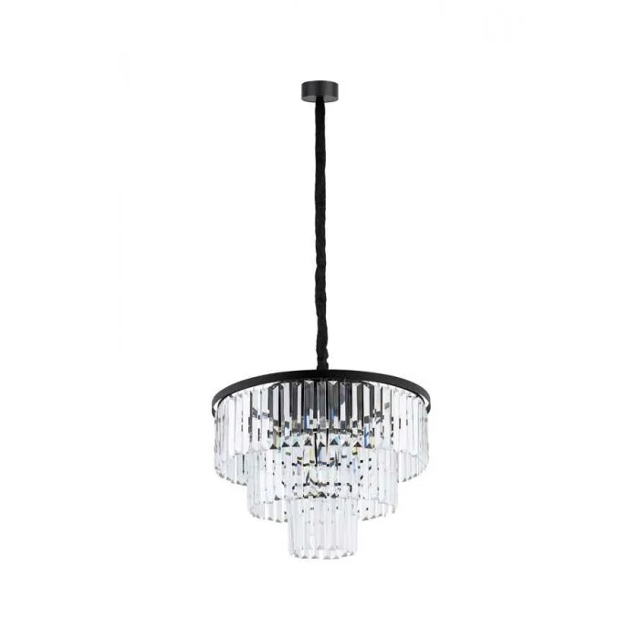 Люстра Nowodvorski 7616 Cristal M E14 9x25W IP20 черная