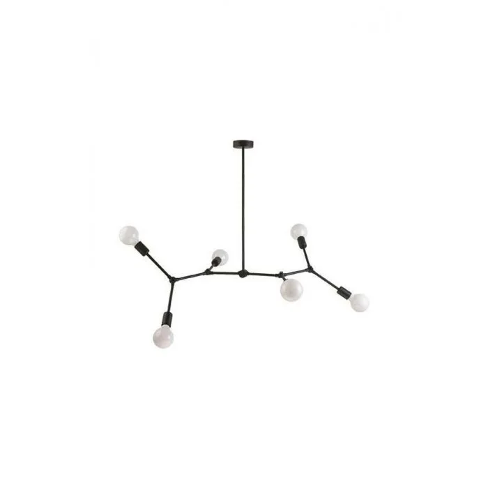 Люстра Nowodvorski 9138 Twig E27 6x25W IP20 чорна
