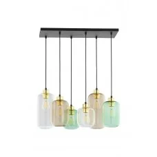 Люстра TK Lighting 3328 Marco E27 6x15W IP20 різнокольорова Люстра TK Lighting 3328 Marco E27 6x15W IP20 різнокольорова