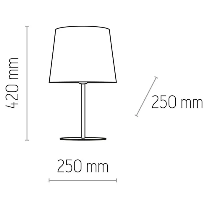 Настільна лампа TK Lighting 5150 Chicago E27 1x15W IP20 бежева Настільна лампа TK Lighting 5150 Chicago E27 1x15W IP20 бежева