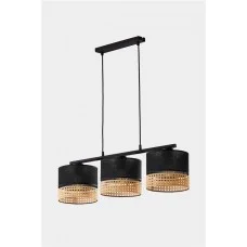 Tk Lighting 6456 Paglia Black