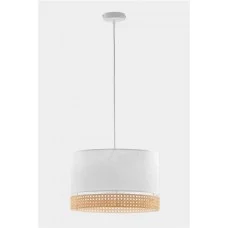 Підвісний світильник, люстра TK Lighting 6533 Paglia E27 3x15W IP20 білий