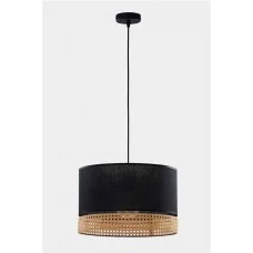 Підвісний світильник, люстра TK Lighting 6543 Paglia E27 3x15W IP20 чорний