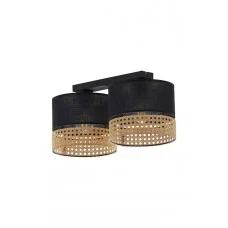 Tk Lighting 6545 Paglia Black