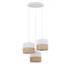 Подвесной светильник, люстра TK Lighting 6575 Linobianco E27 3x15W IP20 бежевый