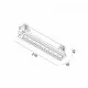 Світильник вбудований LTX VARIO WALL WASHER 218 LED 10W 3000К (01.2185.10.930.BK)