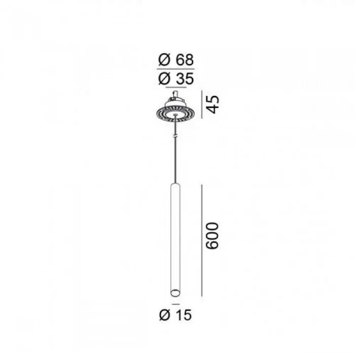 Підвісний світильник LTX TUB XS P NANO BASE LED 2,4W 3000К (03.0161.2.930.WH) Підвісний світильник LTX TUB XS P NANO BASE LED 2,4W 3000К (03.0161.2.930.WH)