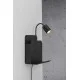 Бра, настенный светильник Nordlux 2112551003 Roomi GU10 1x8W IP20 черный