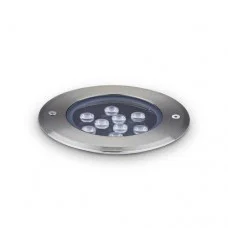 Уличный светильник Ideal Lux 255682 Floor LED 1x12W 3000K 1340Lm IP67 никелевый